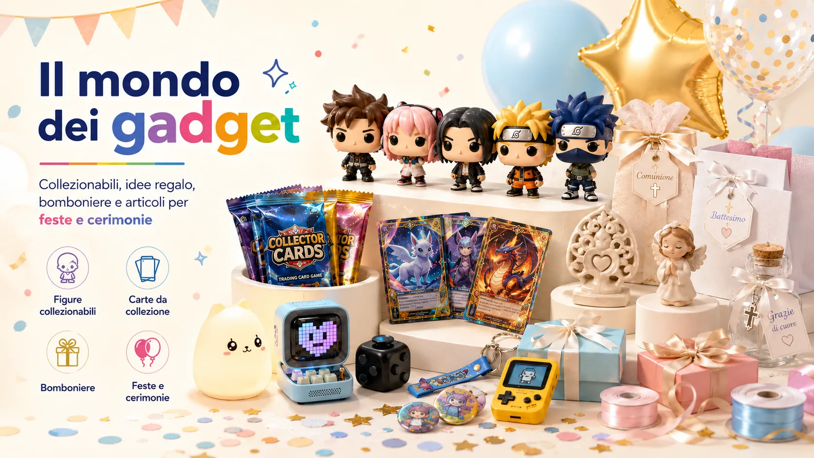 Espositore di Funko POP e gadget da collezione Il Centimetro
