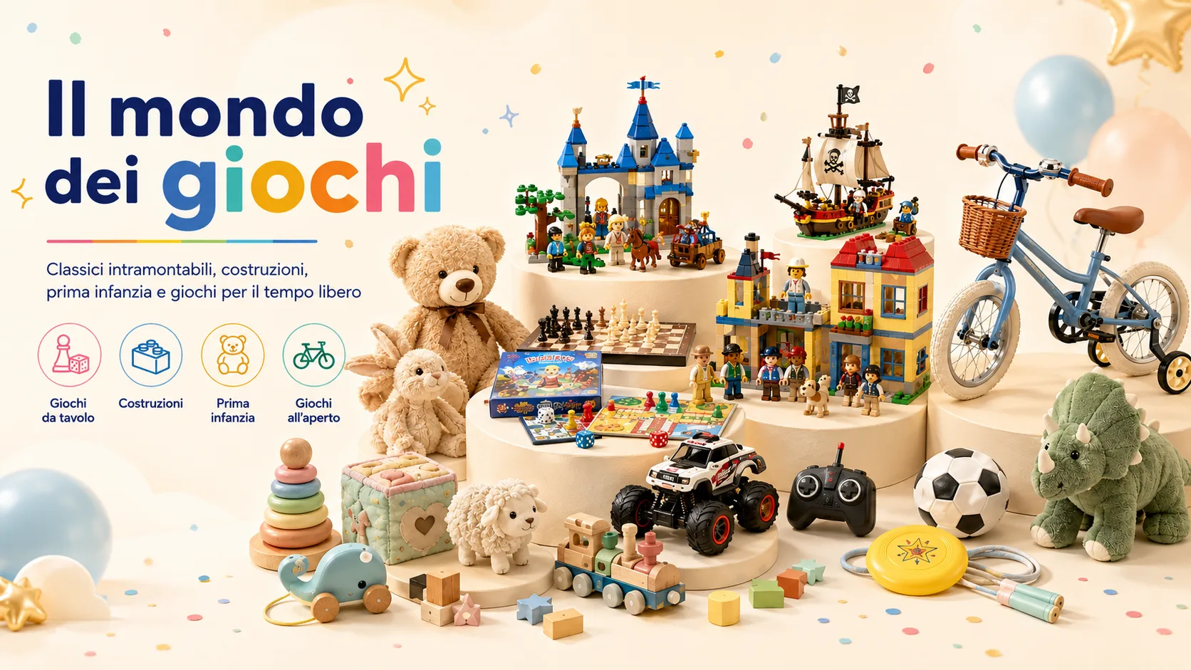 Scaffale di giochi da tavolo e di società Il Centimetro